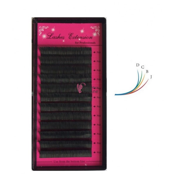 Gene false fir cu fir, tip banda Lashes PRO B/0.15 de 8/10/12/14mm